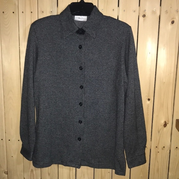 Draper’s & Damon’s Jackets & Blazers - Drapers & Damons Black Gray Jacket Shirt S